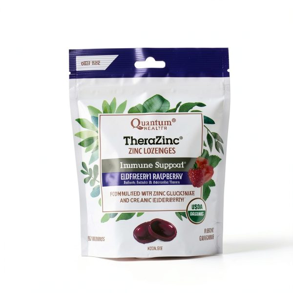 TheraZinc Zinc Lozenges Elderberry Raspberry Immune Support-2