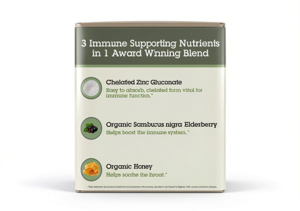 TheraZinc Zinc Lozenges Elderberry Raspberry Immune Support-3