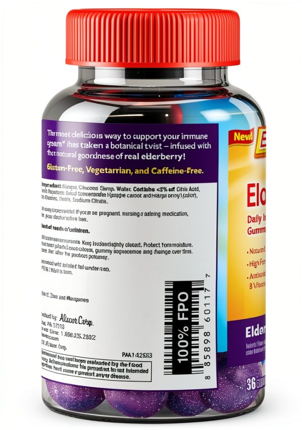 Emergen-C Elderberry Gummies Immune Support Vitamin C-9