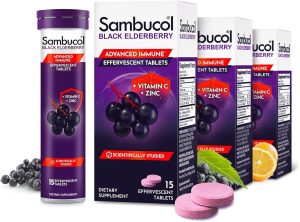 Sambucol Elderberry Tablets Immune Support with Vitamin C-0