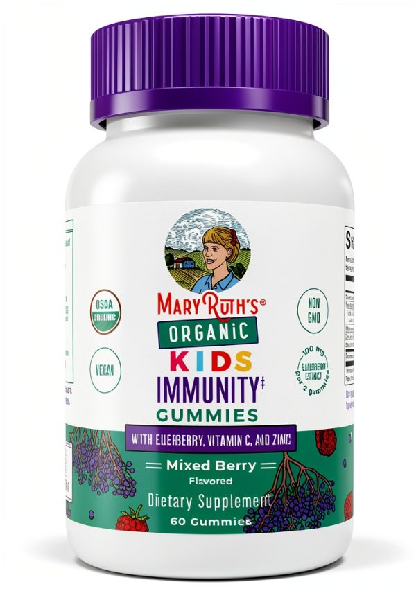 MaryRuths Kids Immune Support Gummies Organic Vitamin C Zinc-0