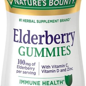 Nature’s Bounty Elderberry Gummies Immune Support Vitamins-0