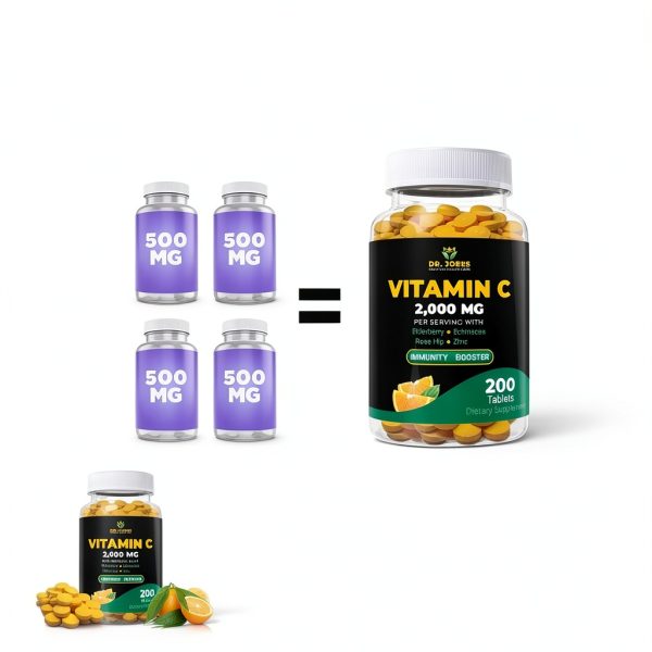 Dr Joels Vitamin C 2000 Immunity Booster Tablets Family-3