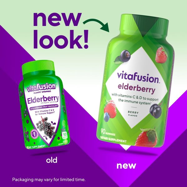 Vitafusion Elderberry Gummies Adult Immune Support Vitamins-1