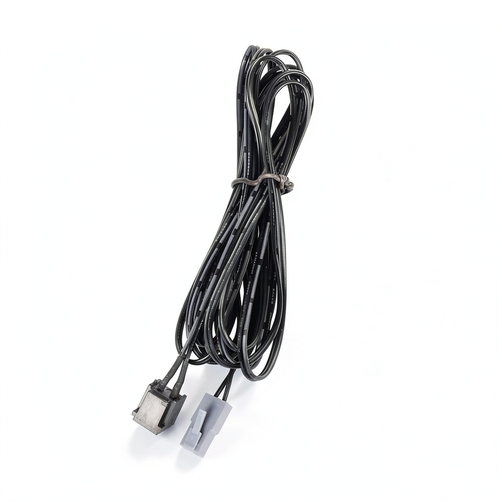 Installing PHEANOO 3.5mm Subwoofer Cable along a wooden baseboard in a living‑room