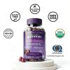 Elderberry Zinc Gummies Adults Immune Support Organic-6
