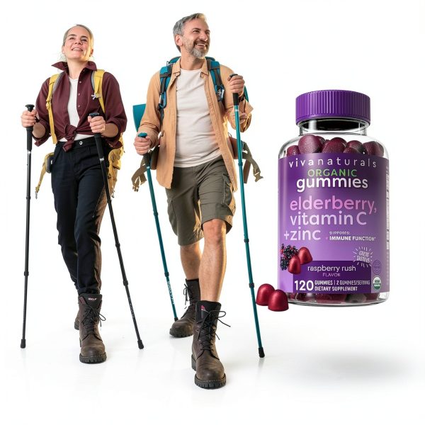 Elderberry Zinc Gummies Adults Immune Support Organic-5