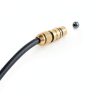 Fluance Subwoofer RCA Cable Gold Plated Brown-4