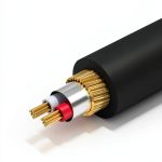Subwoofer Cable esbeecables Braided Coaxial Black-0