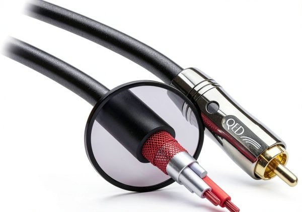 Subwoofer Cable QED 24K Gold RCA Free Copper-0