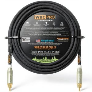 WORLDS BEST CABLES Star Quad RCA Cable Professional-0