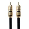Fluance Subwoofer RCA Cable Gold Plated Brown-1