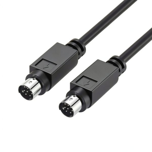 Mini Din 8 Pin 6ft Male to Male Cable USB Type A Serial by JUXINICE-6