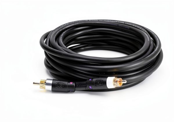 Mediabridge ULTRA Series 15 ft Black RCA Subwoofer Cable Gold Plated-4