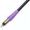 Blue Jeans Cable RCA Subwoofer Cable LC-2 20‑ft Black Double‑Braided-3