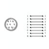 Mini Din 8 Pin 6ft Male to Male Cable USB Type A Serial by JUXINICE-2