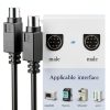 Mini Din 8 Pin 6ft Male to Male Cable USB Type A Serial by JUXINICE-1