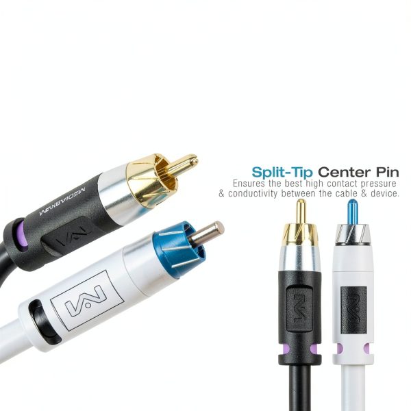 Mediabridge ULTRA Series 15 ft Black RCA Subwoofer Cable Gold Plated-3