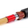 KUYIOHIFI Coaxial Subwoofer Cable 2ft Gold Plated Braided Nylon Mesh-3