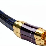 KUYIOHIFI Coaxial Subwoofer Cable 2ft Gold Plated Braided Nylon Mesh-0