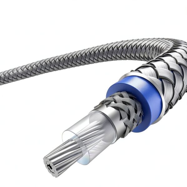 SOUNDFAM RCA Subwoofer Cable 26ft Gold Plated Right Angle-3