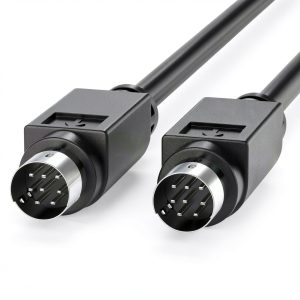Mini Din 8 Pin 6ft Male to Male Cable USB Type A Serial by JUXINICE-0