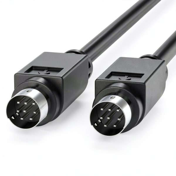 Mini Din 8 Pin 6ft Male to Male Cable USB Type A Serial by JUXINICE-0