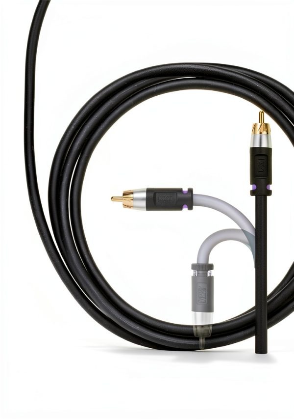 Mediabridge ULTRA Series 15 ft Black RCA Subwoofer Cable Gold Plated-5