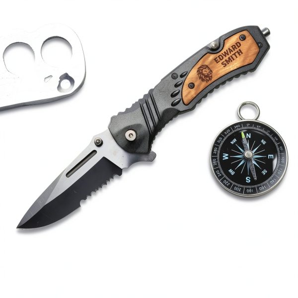 Personalized Pocket Knife My Sign Center 8in Stainless Steel Blade-3