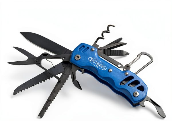 Multitool Knife Bovgero 16 in 1 Pocket Knife Blue Stainless Steel-2