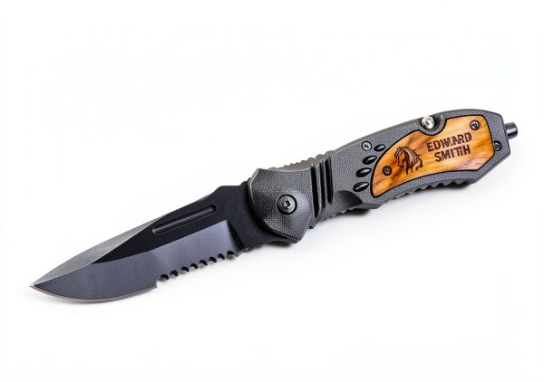 Personalized Pocket Knife My Sign Center 8in Stainless Steel Blade-1