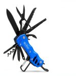 Multitool Knife Bovgero 16 in 1 Pocket Knife Blue Stainless Steel-1