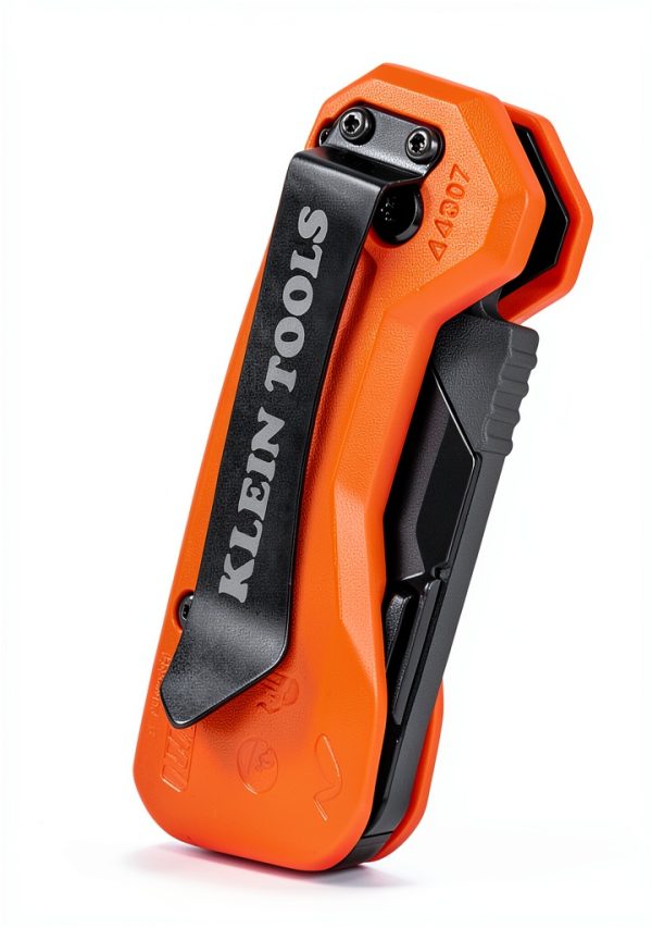Folding Utility Knife Klein Tools 44307 Subcompact Orange Quick‑Change-3
