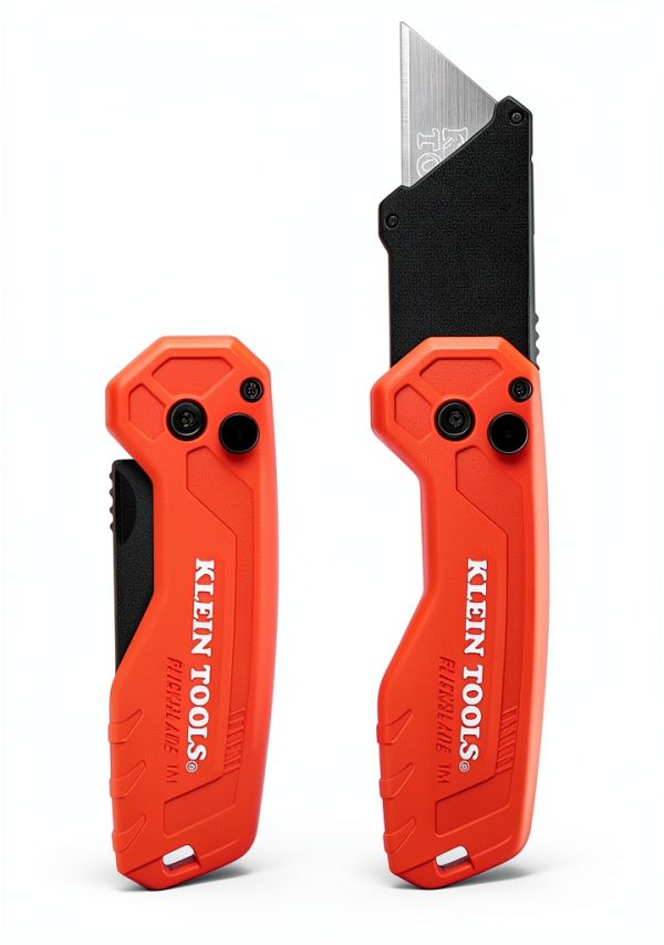 Folding Utility Knife Klein Tools 44307 Subcompact Orange Quick‑Change-1