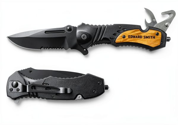 Personalized Pocket Knife My Sign Center 8in Stainless Steel Blade-4