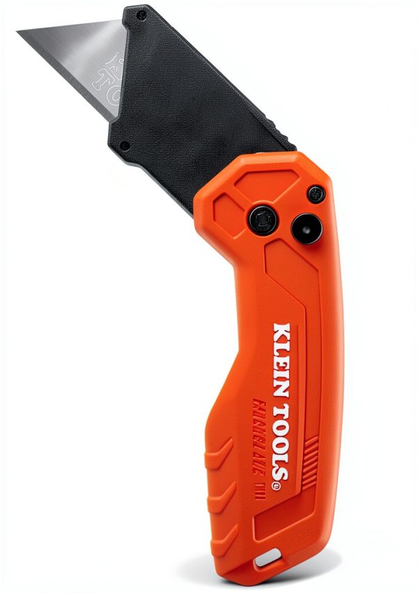 Folding Utility Knife Klein Tools 44307 Subcompact Orange Quick‑Change-0
