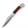 Rtek 3.75" Spanish Brown Wood Pocket Knife Lockback Folding EDC-6