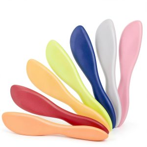 7 Pcs Plastic Butter Knife Set by YQQYG, Ergonomic Spreader for Butter-0